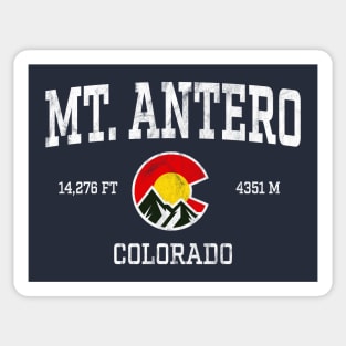 Mt Antero Colorado 14ers Vintage Athletic Mountains Sticker